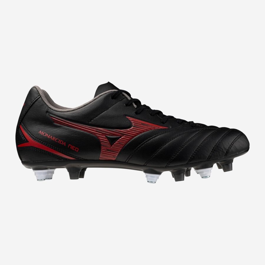Adult Stud Rugby Boots Monarcida Neo Iii Hybrid - Black/red