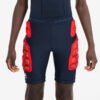 Padded Kids Rugby Shorts In Blue/red By Offload