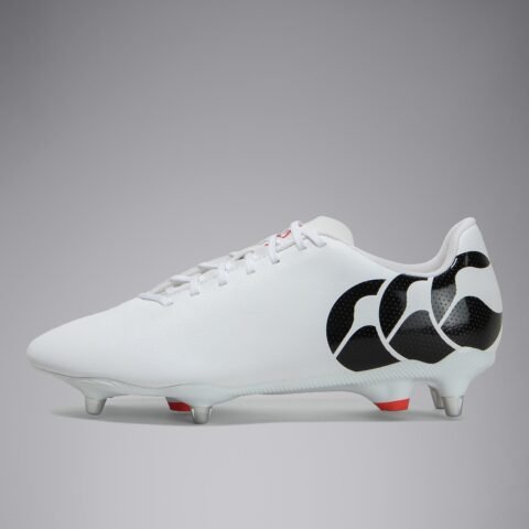 Adult Unisex Speed Raze Soft Ground Boots Black/Red/White