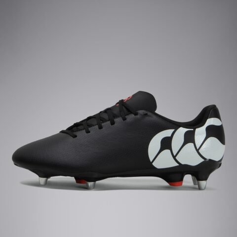 Adult Unisex Speed Raze Soft Ground Boots Black/White