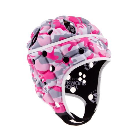 Body Armour New Zealand Ventilator Headguard - Pink Camo / Large