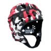 Body Armour New Zealand Ventilator Headguard - Red/Black/White Camo / Small