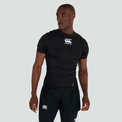 Canterbury CCC Pro Protection Vest - Black/White/Silver / Small