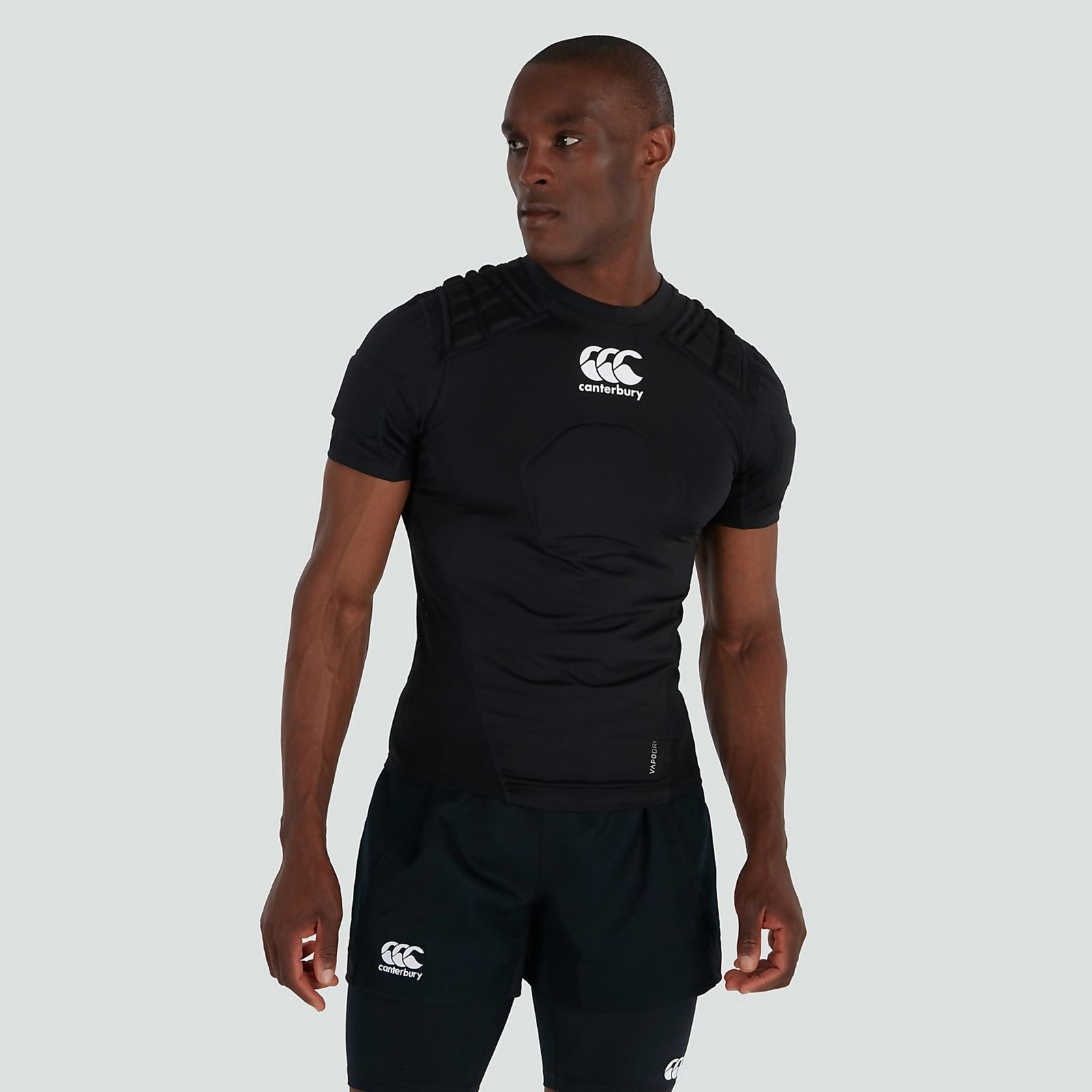 Canterbury CCC Pro Protection Vest - Black/White/Silver / Small