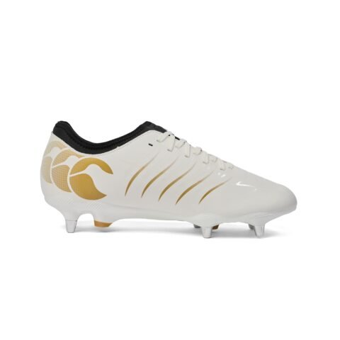 Canterbury Phoenix 2.0 Team SG Rugby Boots - White / UK8.5
