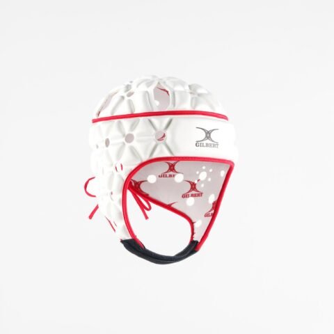 Gilbert Rugby Gilbert Air Headguard - Size: Small - White/Red