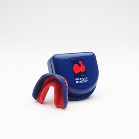 Gilbert Rugby Gilbert France Synergie Viper Mouthguard - Size: Junior - Country Colours