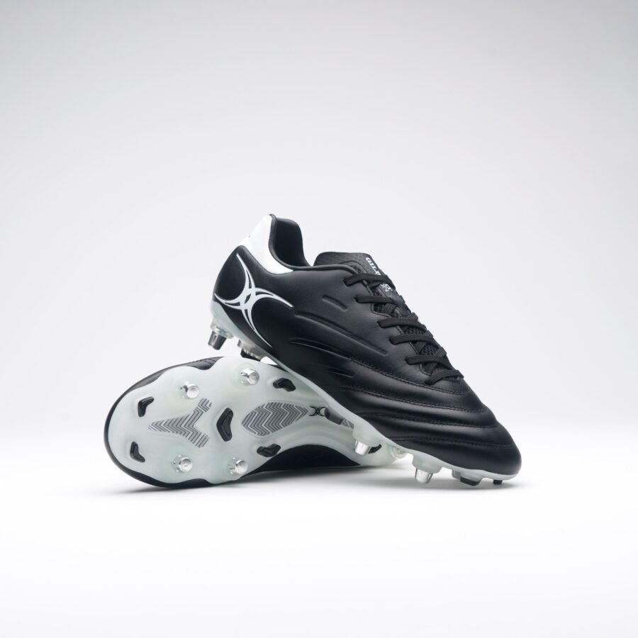 Gilbert Rugby Gilbert Icon 6S Boots - Size: UK 7 | EU 40 - Black