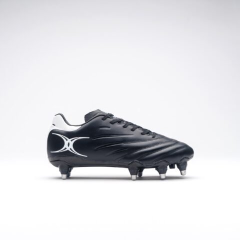 Gilbert Rugby Gilbert Icon 8S Boots - Size: UK 7 | EU 40 - Black