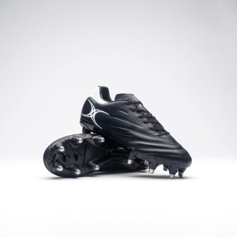 Gilbert Rugby Gilbert Icon 8S Boots - Size: UK 7 | EU 40 - Black