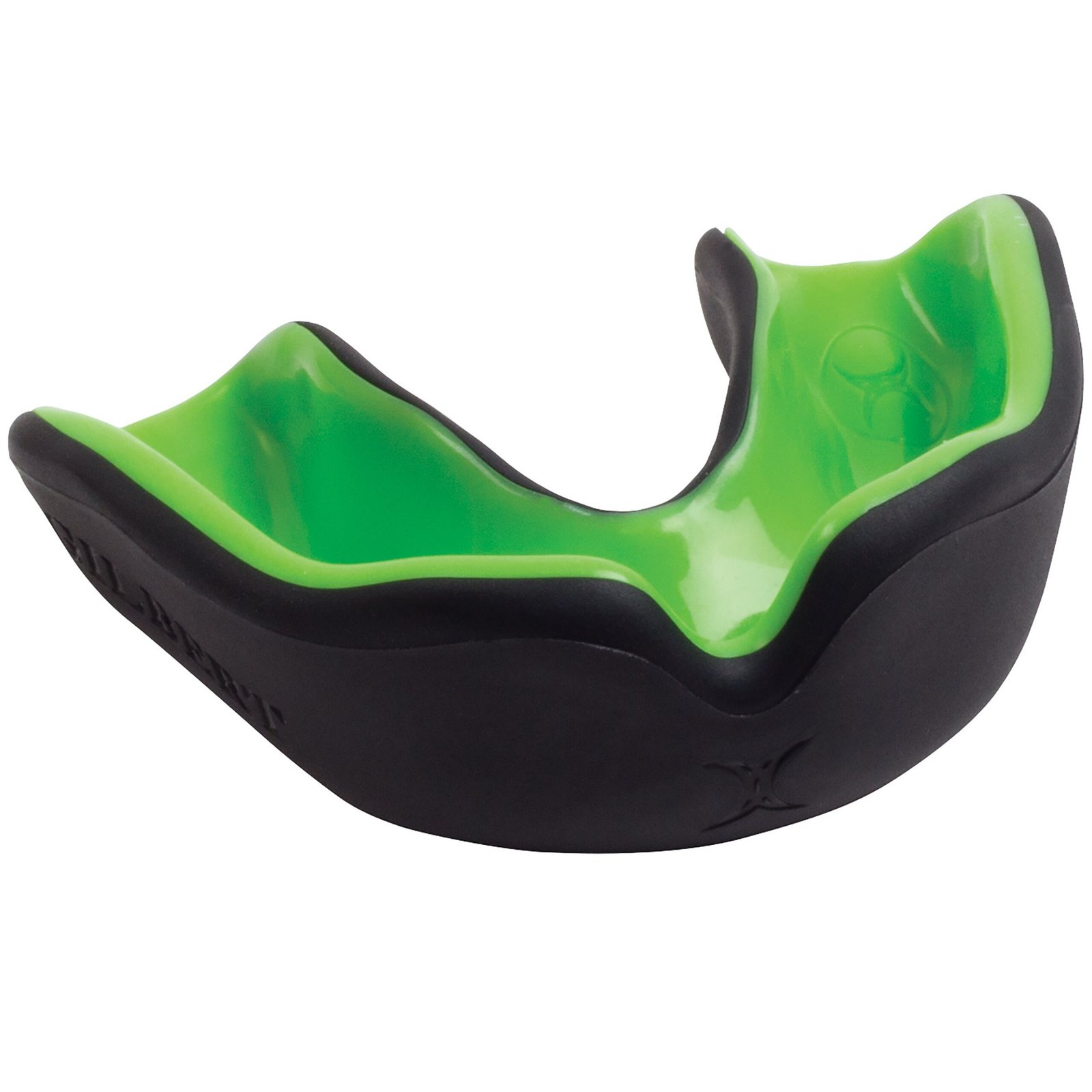 Gilbert Rugby Gilbert Virtuo Dual Density Mouthguard - Black / Green