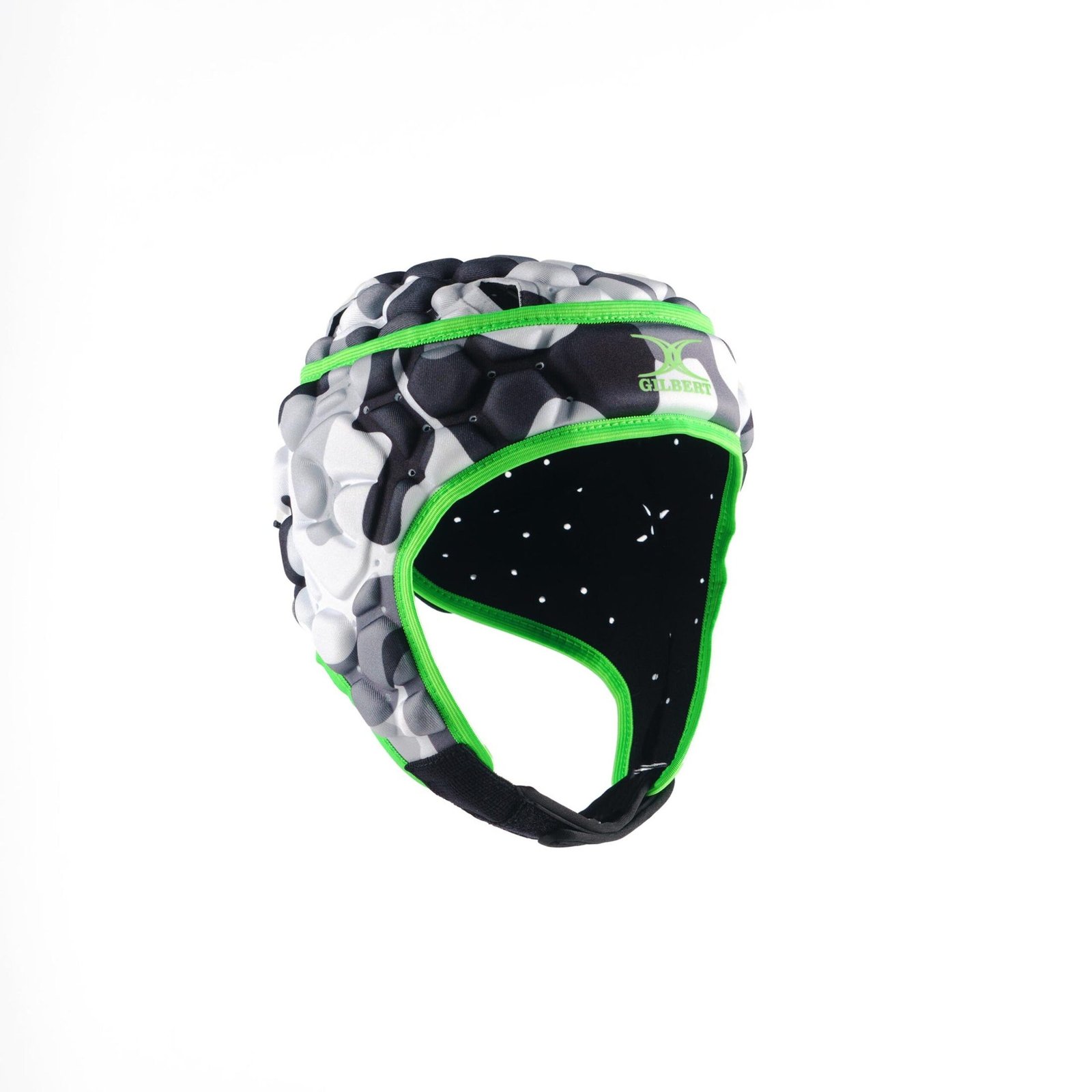 Gilbert Rugby Gilbert XP 250 Headguard - Junior - Size: Extra Small Junior - Black / Green