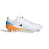 adidas Adizero RS15 Ultimate SG Rugby Boots - Ftwr White/Core Black/Lucid Tangerine / UK8