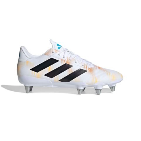 adidas Kakari RS SG Rugby Boots - Ftwr White/Core Black/Pure Orange / UK10