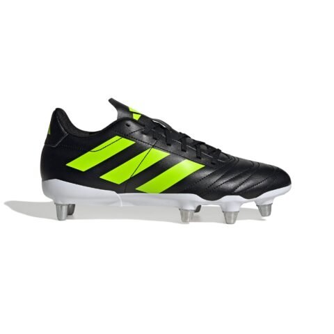 adidas Kakari SG Rugby Boots - Core Black/Lucid Lemon/Ftwr White / UK8.5